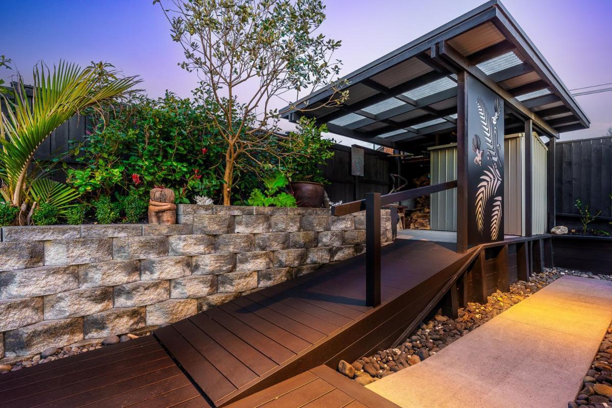 Private Luxury Waterfront Spa Villa Auckland Exteriör bild